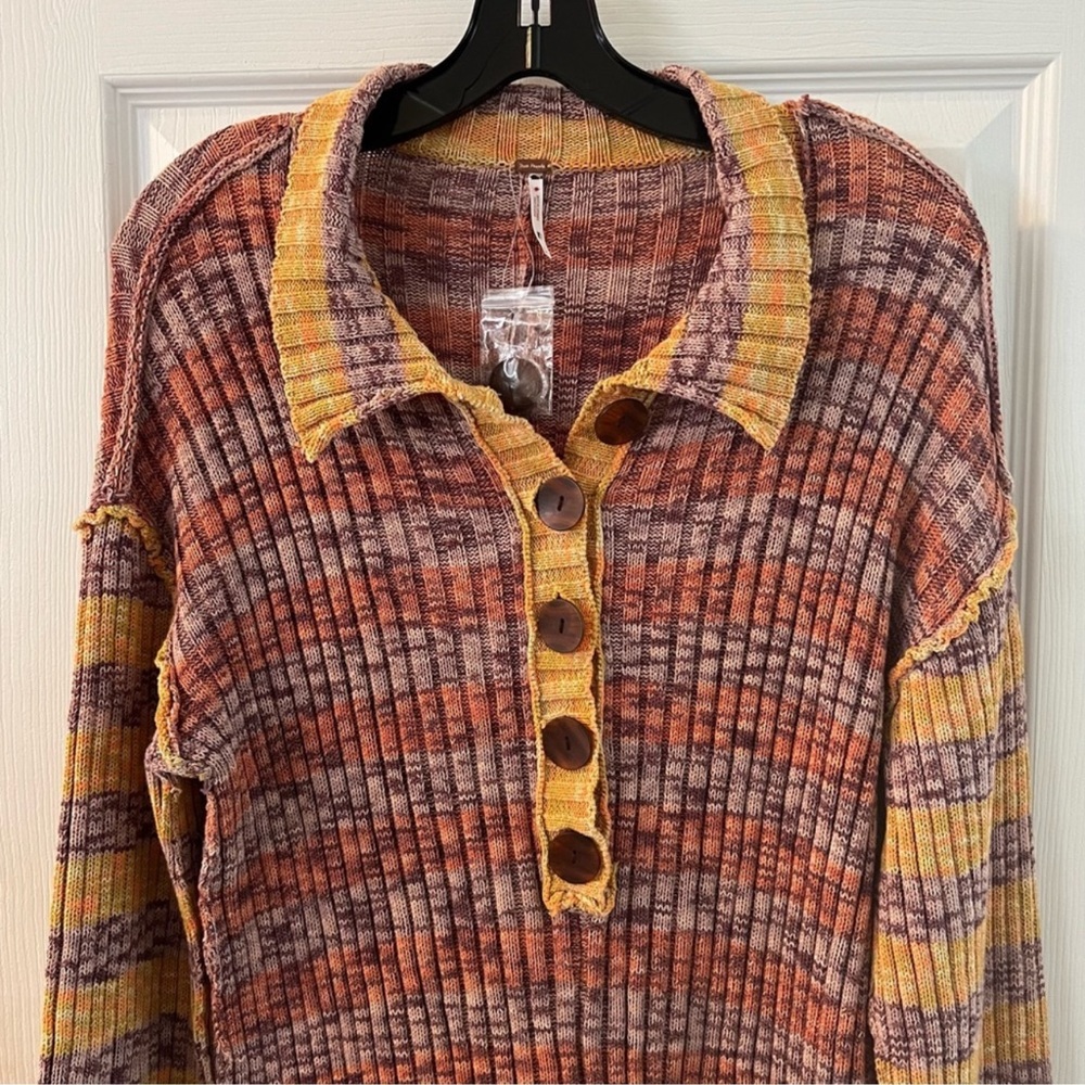 Free People Multicolor Knit Jumpsuit - Picture 5 of 8